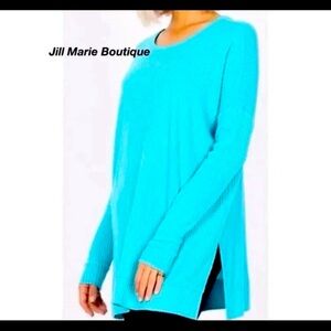 Long sleeve waffle knit tunic Small NWT